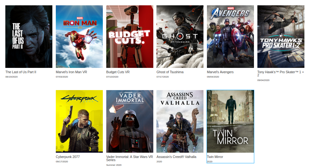 ps4 games playstation 5